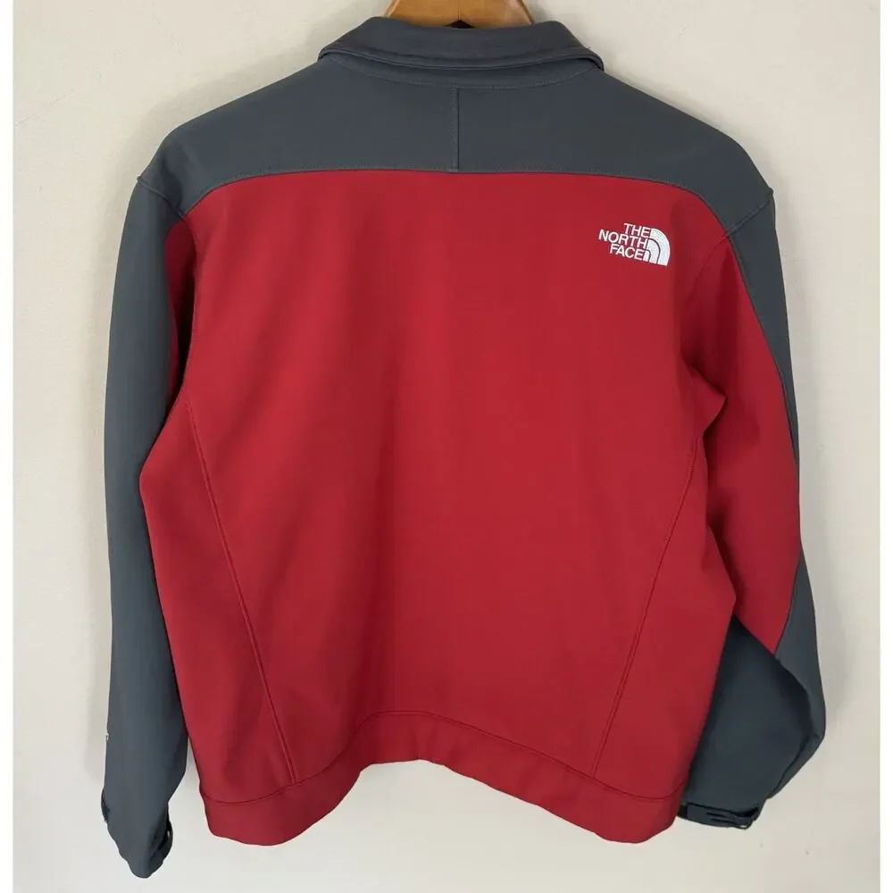 The North Face Apex Bionic Red Jacket Softshell Full Zip Medium